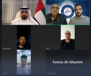 اجتماع المكتب التنفيذي للاتحاد العربي للدراجات عبر الاتصال المرئي